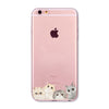 Transparent Fashion Love Cat Cases For Mobile Phone