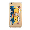 Vintage Coloful Me Yellow Minion Clear Back Case