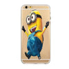 Vintage Coloful Me Yellow Minion Clear Back Case